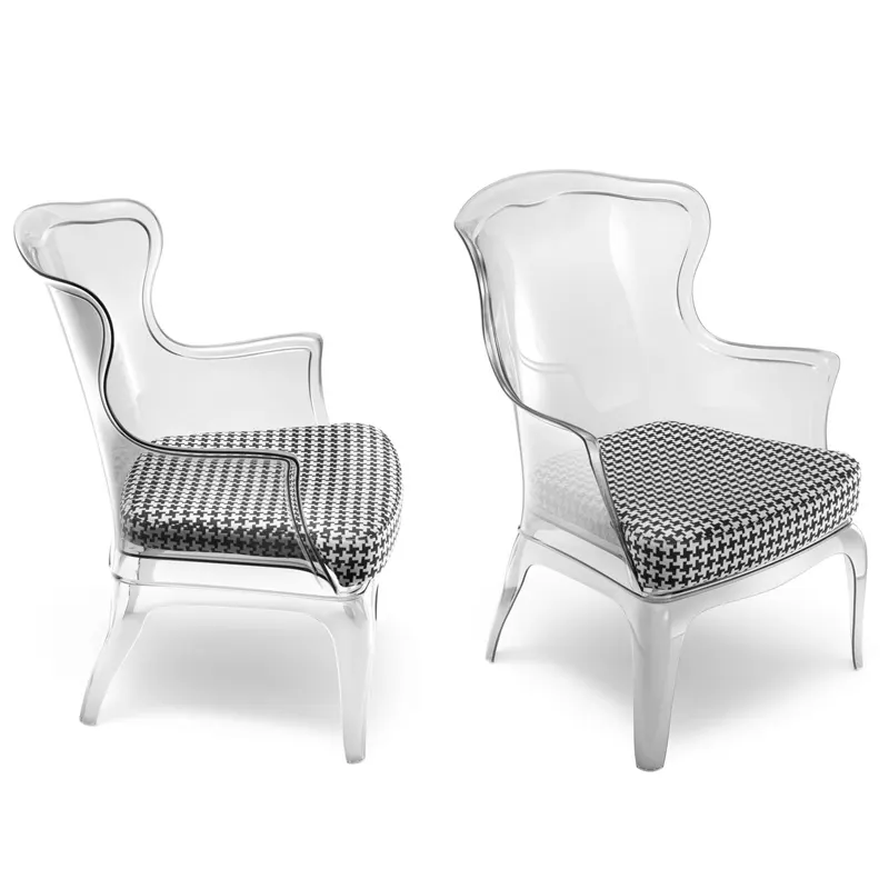 Sillón Pasha transparente