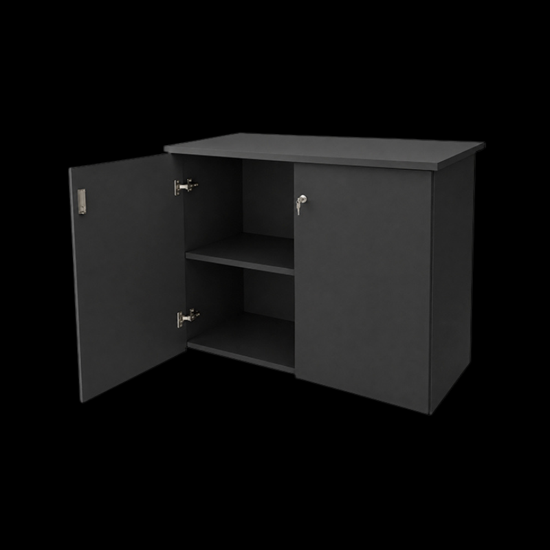 Mueble bajo Negro back