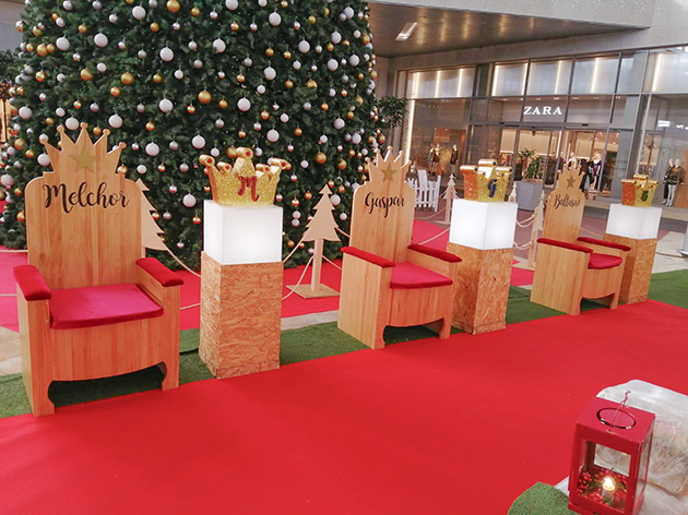 Alquiler Set de TRONOS para REYES MAGOS
para locales comerciales o eventos.