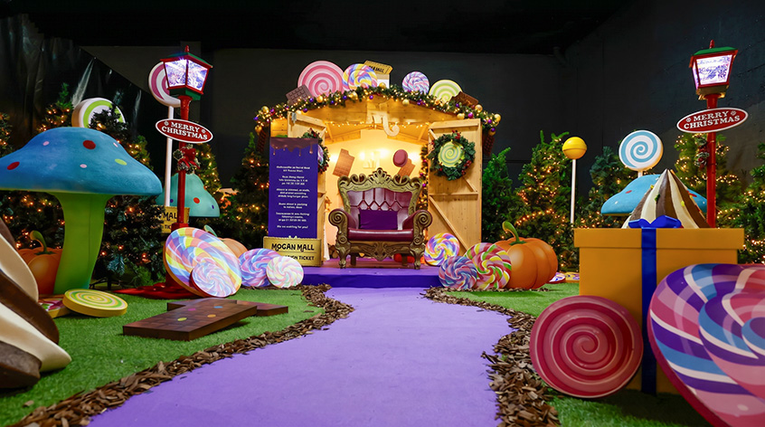 Alquiler mini CABAÑA de NAVIDAD decoración personalizada según proyecto
