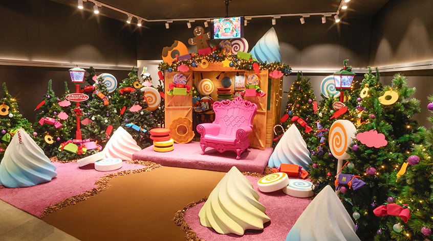 Alquiler mini CABAÑA de NAVIDAD decoración personalizada según proyecto