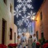 Copo de nieve LED 180 cm