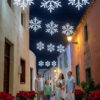 Copo de nieve LED 65 cm