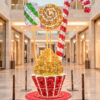 Cup Cake Navideño LED XXL