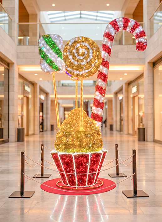 Cup Cake Navideño LED XXL