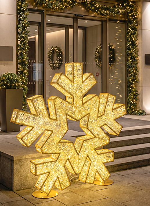 Letrero FLAKE 3D LED XL