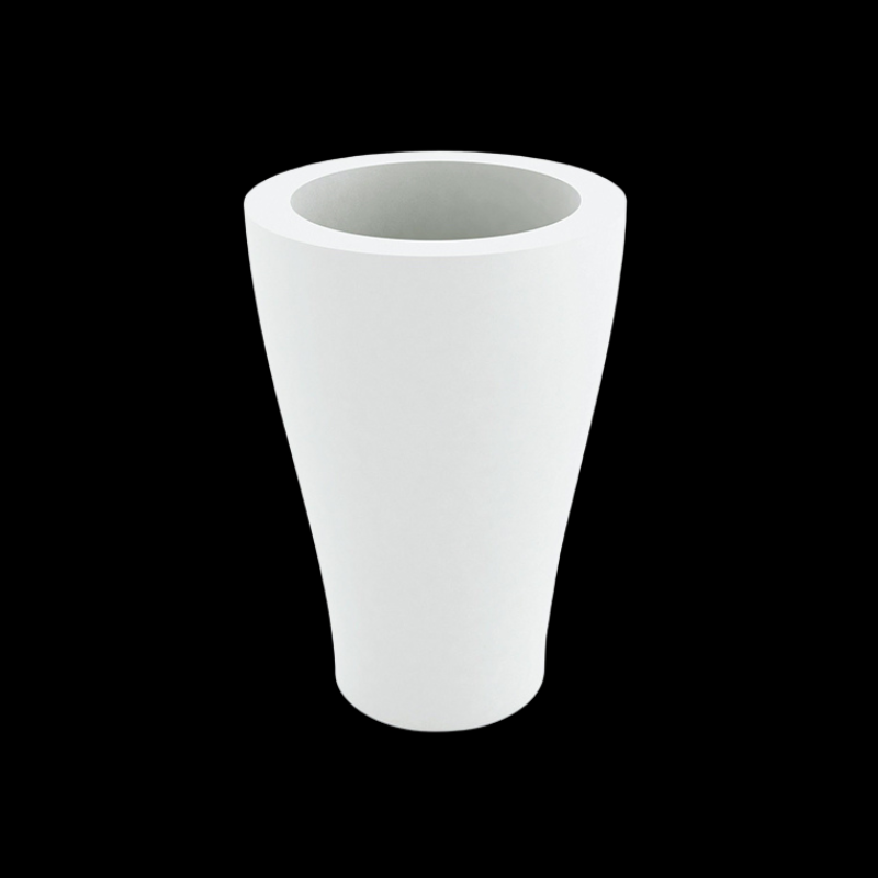 Macetero curvo White
