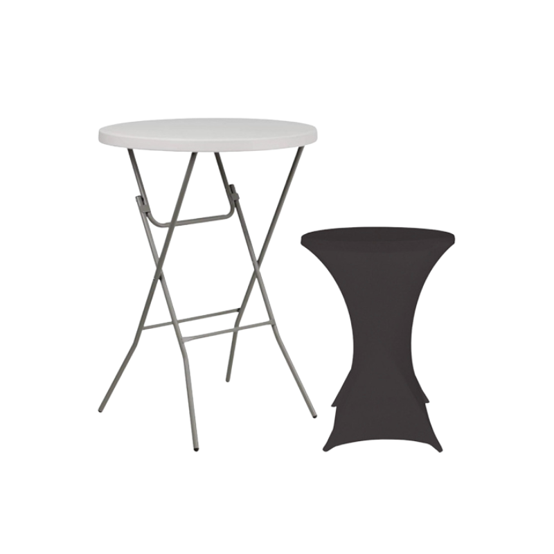 Mesa Coktail con licra pequeña