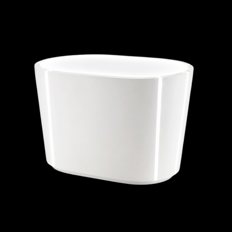 Mostrador Óvalo Led front
