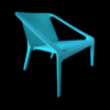 Silla Charlotte Turquesa