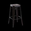 Taburete Vintage Negro